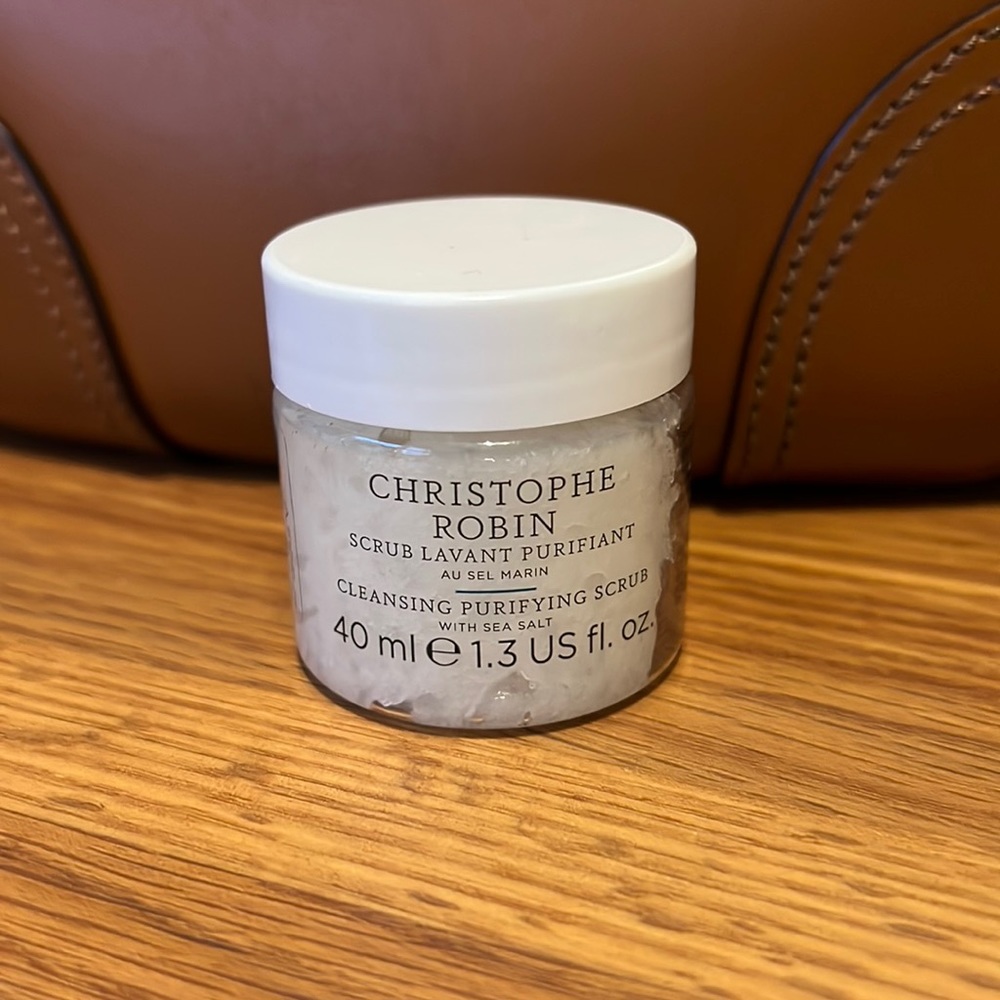 Christophe robin cleansing purifying scrub sample